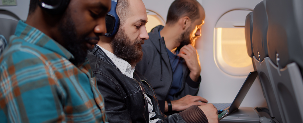Accessing the Internet in flight